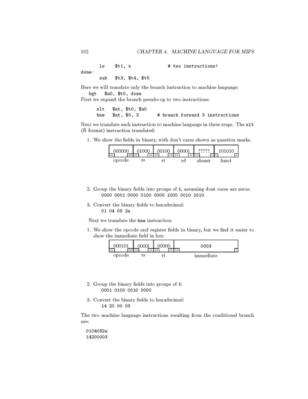 Computer Organization with MIPS - Page 162